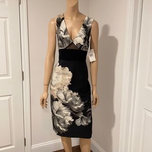 ABS by Allen Schwartz midi floral dress size 6